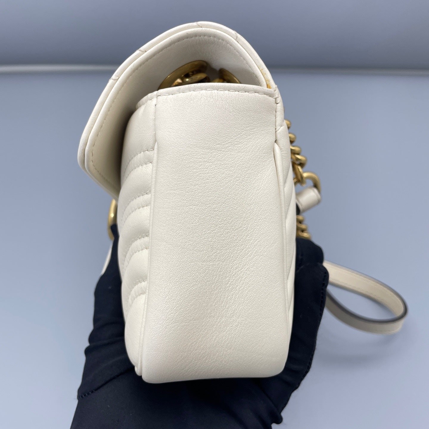Gucci - Marmont Matelassé Mini - Leather - White - (mini)