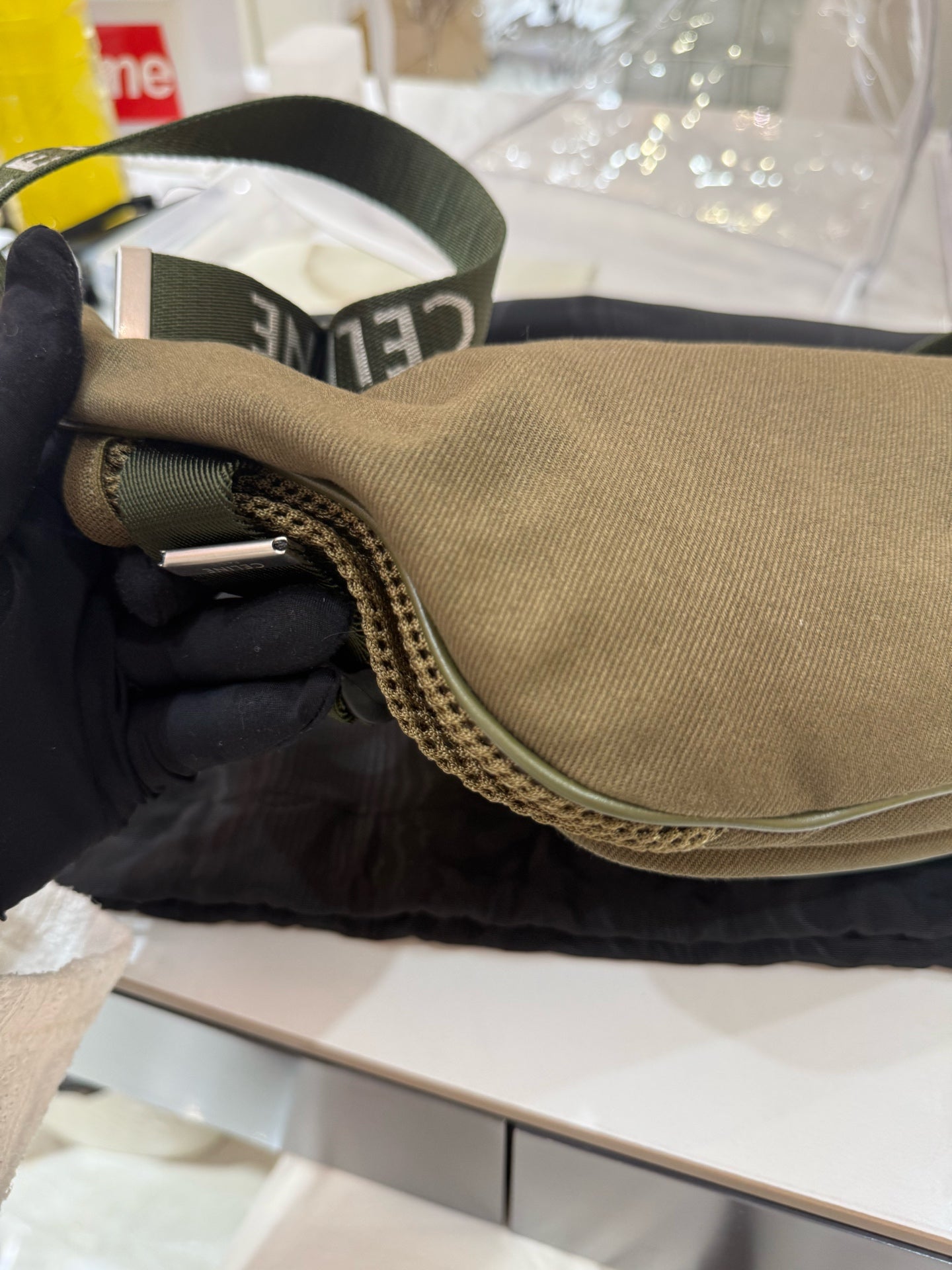 Celine - Trekking Belt Bag - Polyamide - Green - (medium)