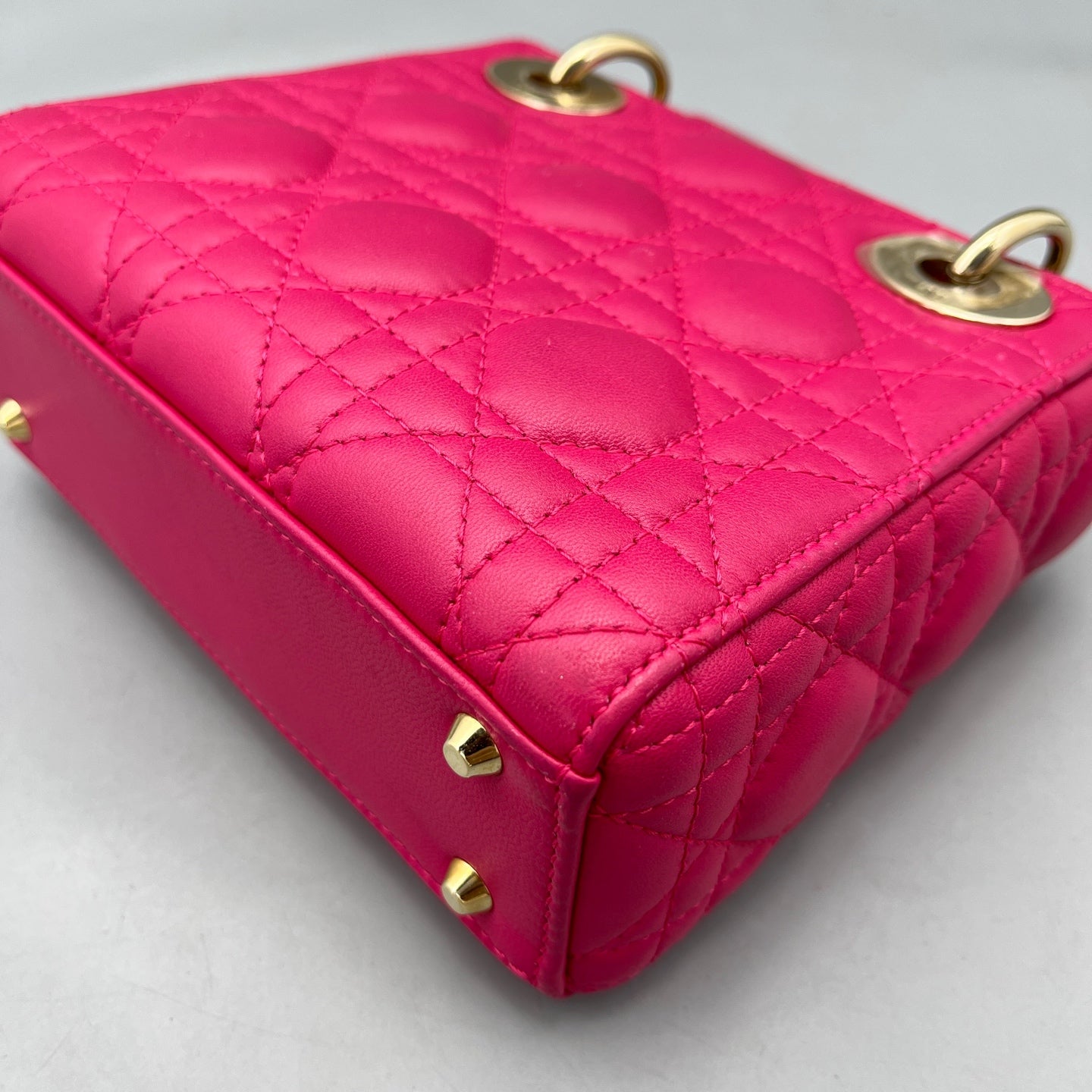 Dior - Lady Dior - Lambskin leather - Pink - (Mini)