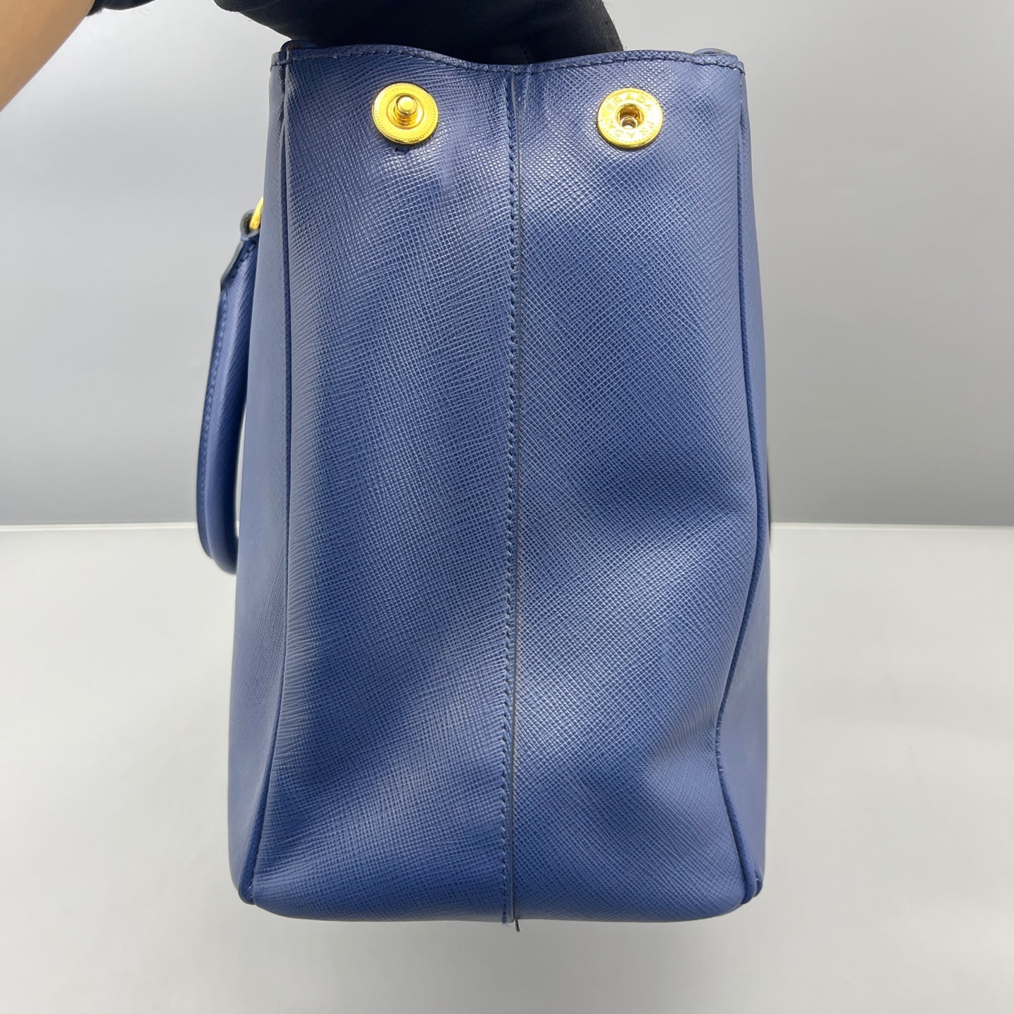 Prada - Galleria Saffiano Lux Tote - Saffiano leather - Blue - (medium)