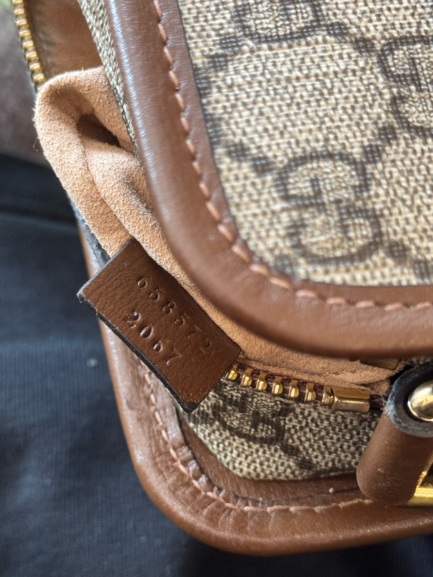 Gucci - Vintage Interlocking G Box Bag - GG Supreme canvas with leather trim - Beige - (mini)