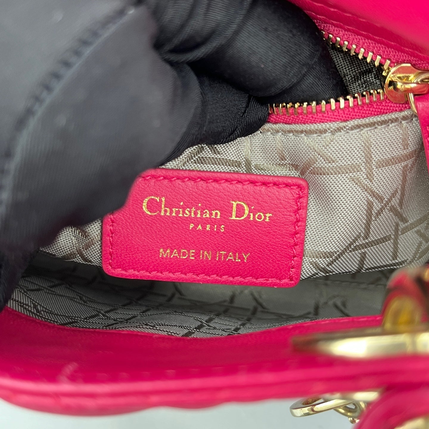 Dior - Lady Dior - Lambskin leather - Pink - (Mini)