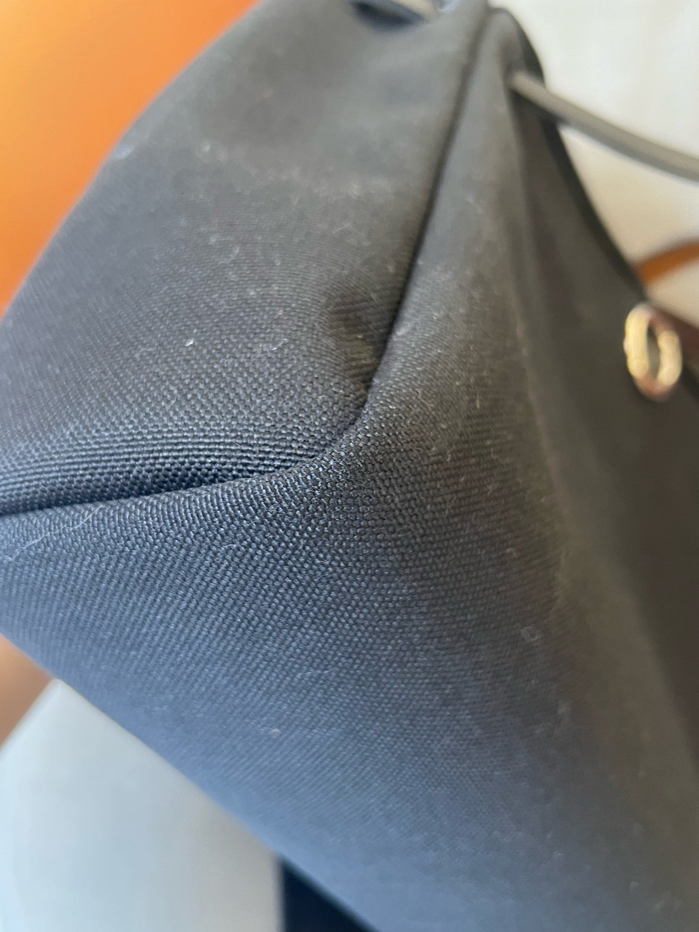 Hermes - Herbag 31 - Canvas with Vachetta Hunter Leather trim - Black - (medium)