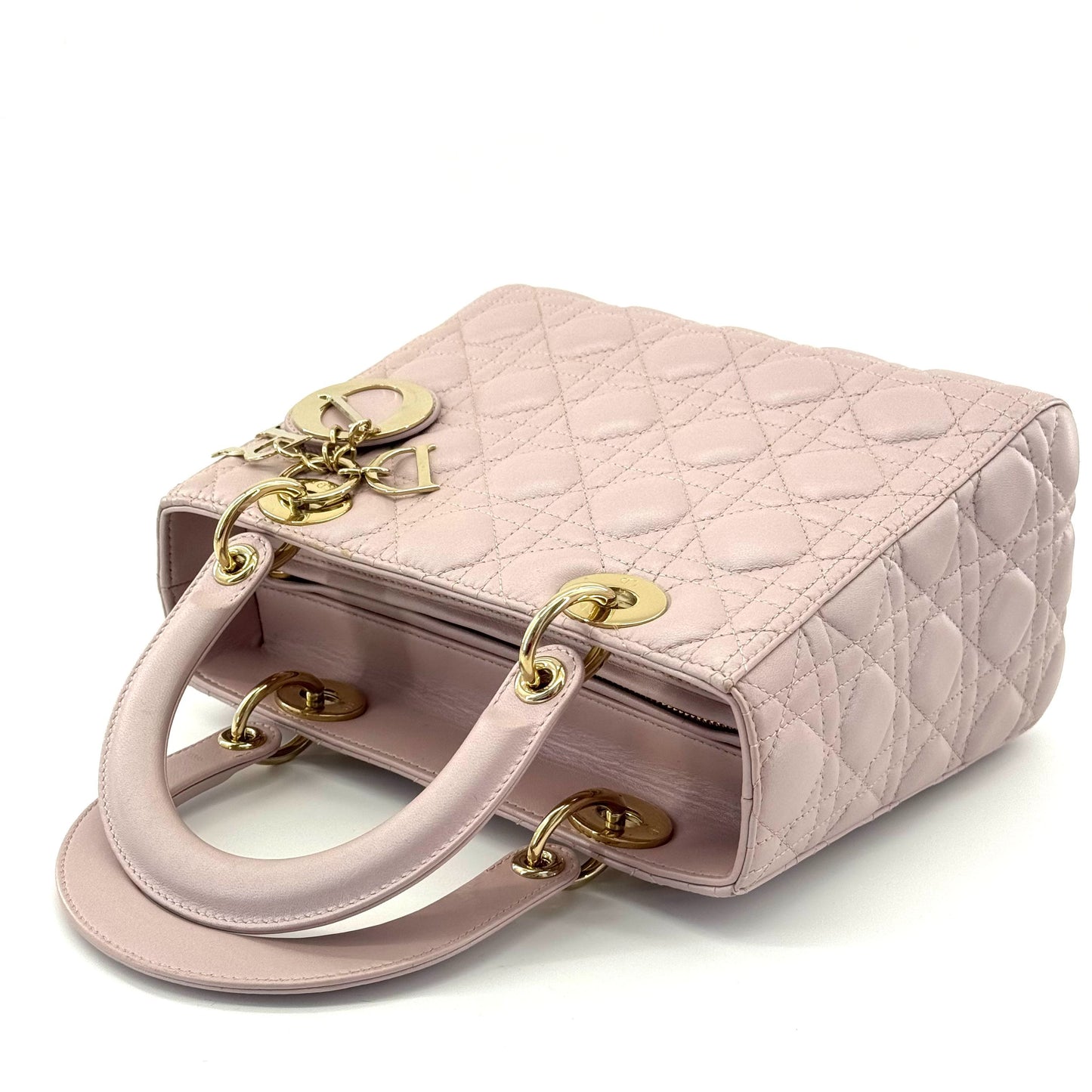 Dior - Lady Dior (Medium) - Lambskin leather - Pink - (Medium)