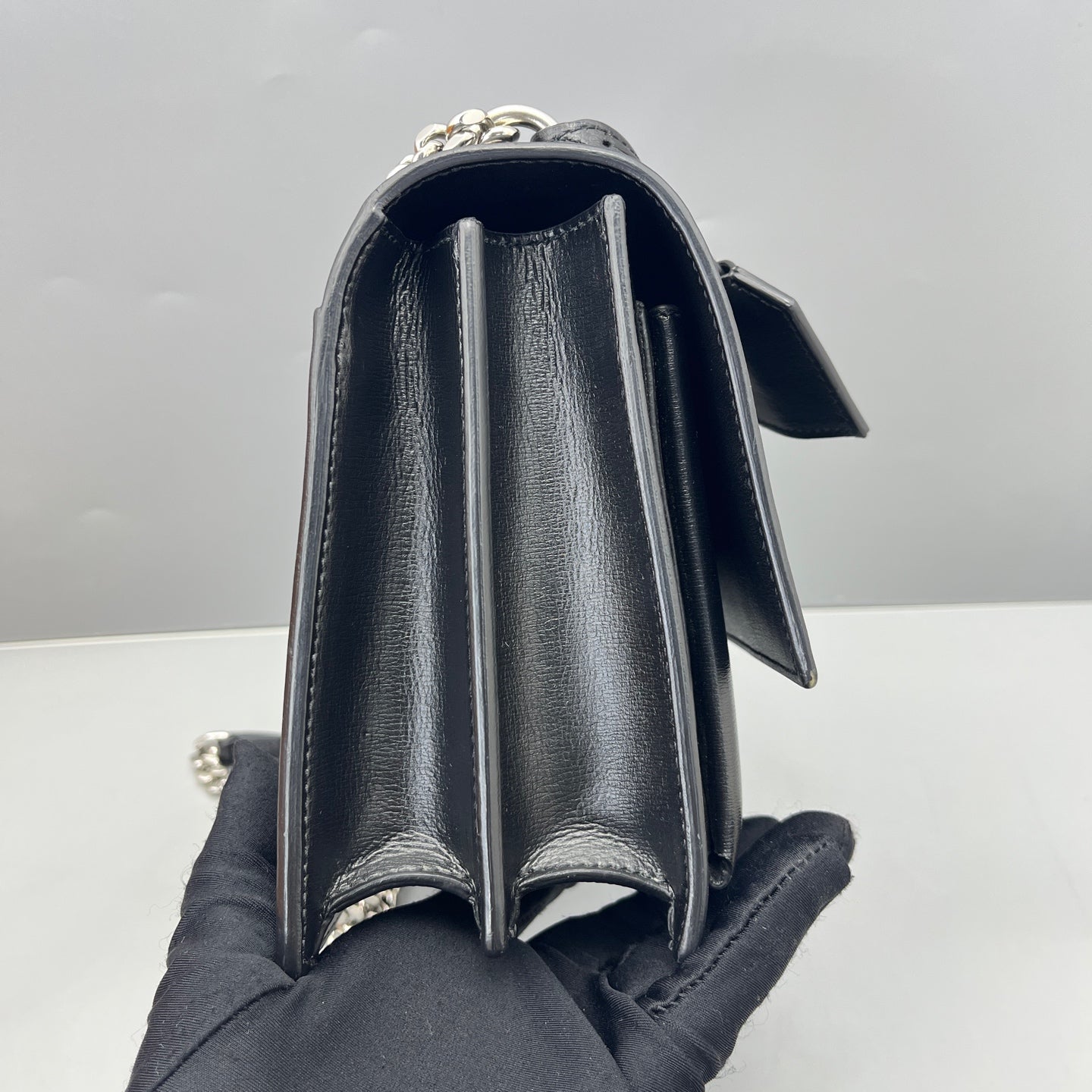 Saint Laurent - Sunset Bag - Leather - Black - (medium)