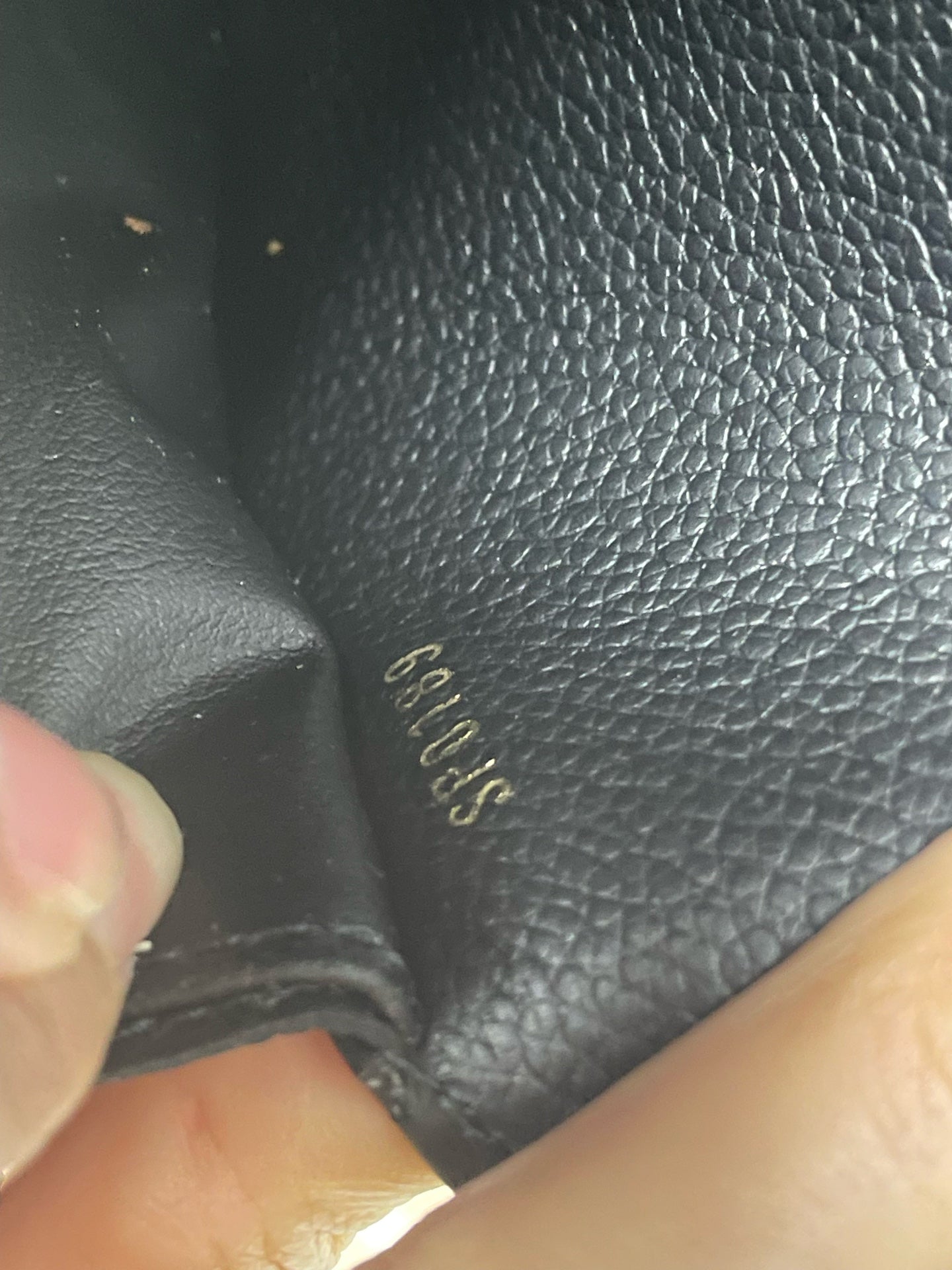 Louis Vuitton - Vavin WOC - Embossed Monogram Empreinte leather - Black - (mini)