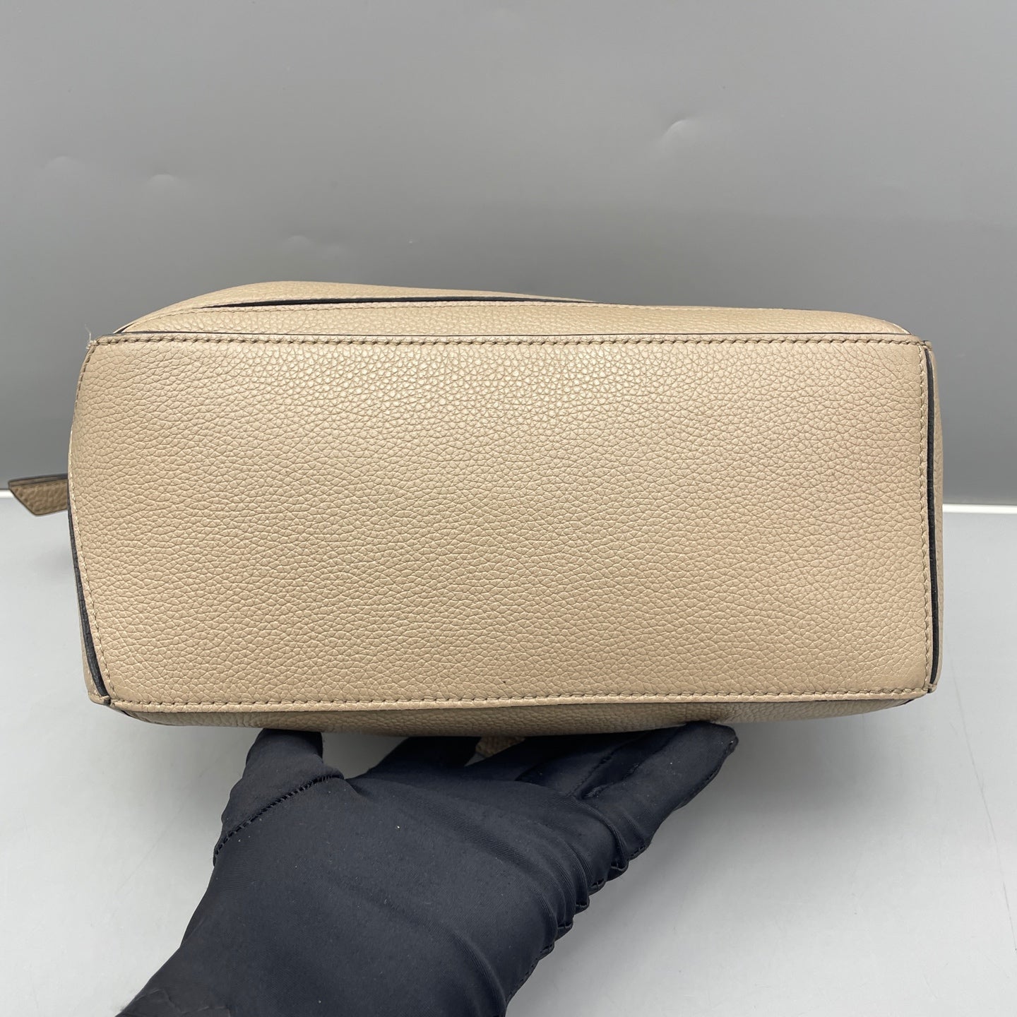Loewe - Puzzle Bag - Grained calfskin leather - Beige - (Small)