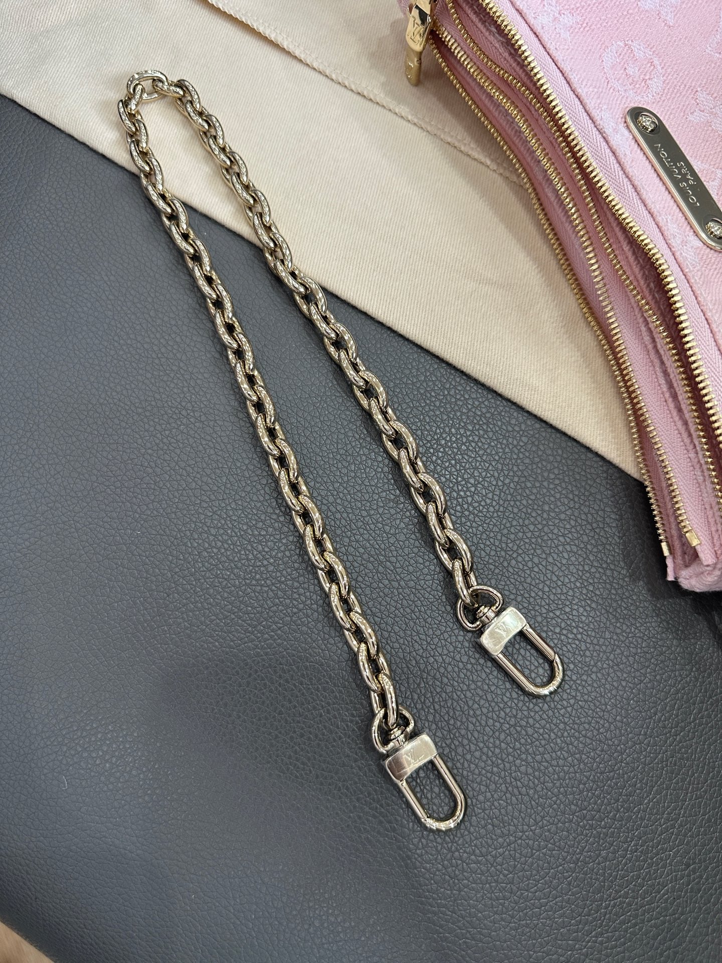 Louis Vuitton - LIV Pochette - Denim - Pink - (mini)