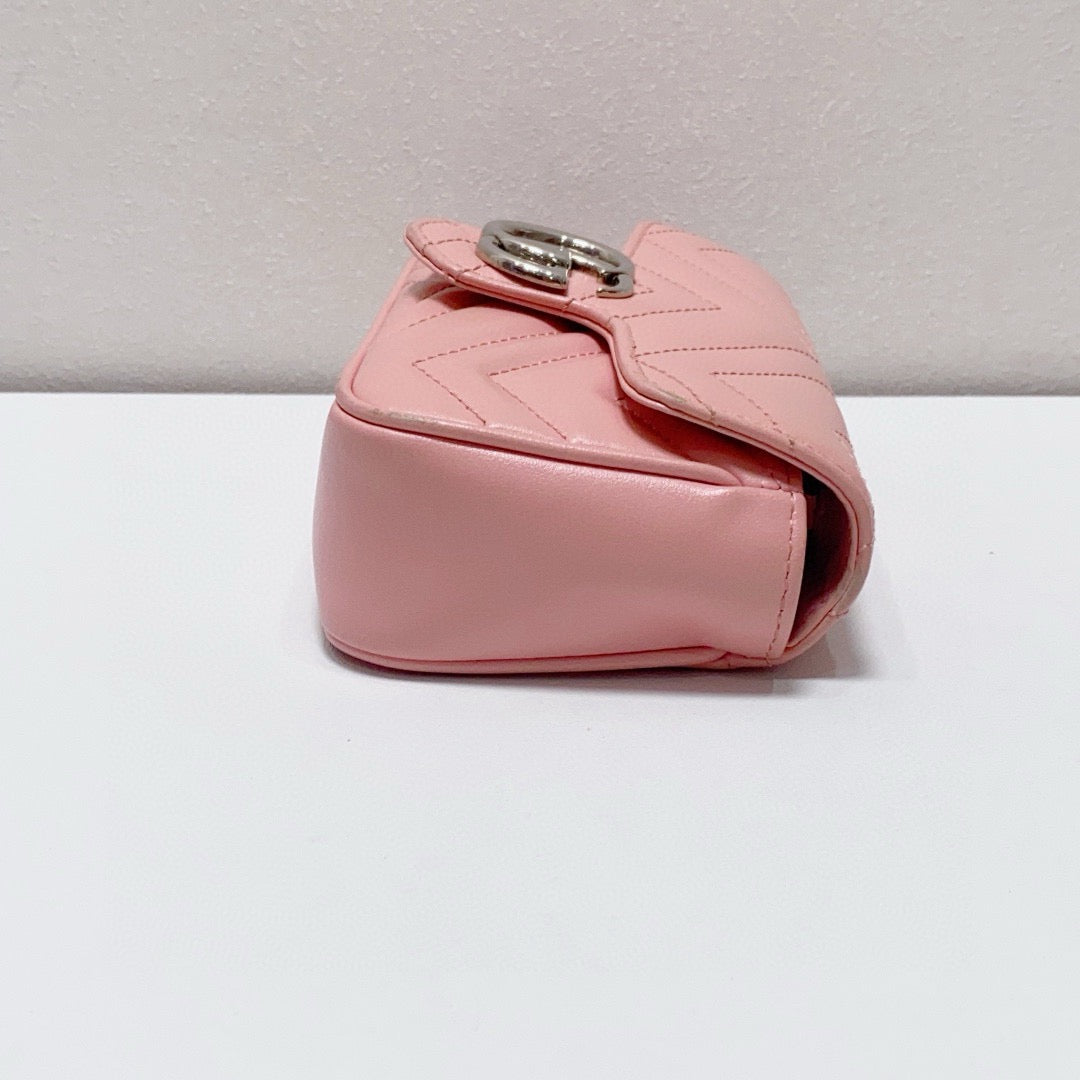 Gucci - Marmont Mini - Leather - Pink - (mini)