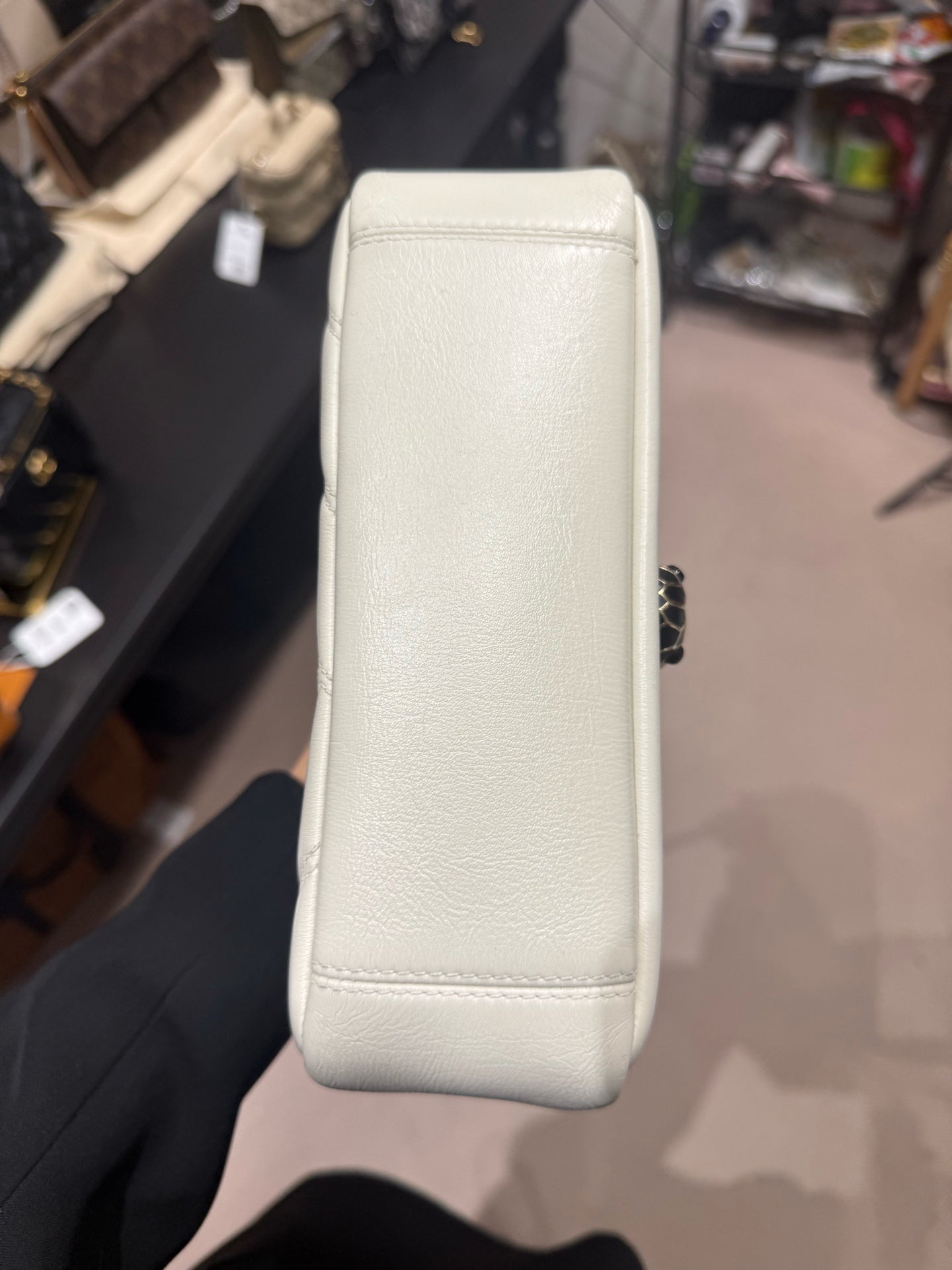 BVLGARI - Serpenti Forever Maxi Chain Shoulder Bag - Leather - White - (Small)