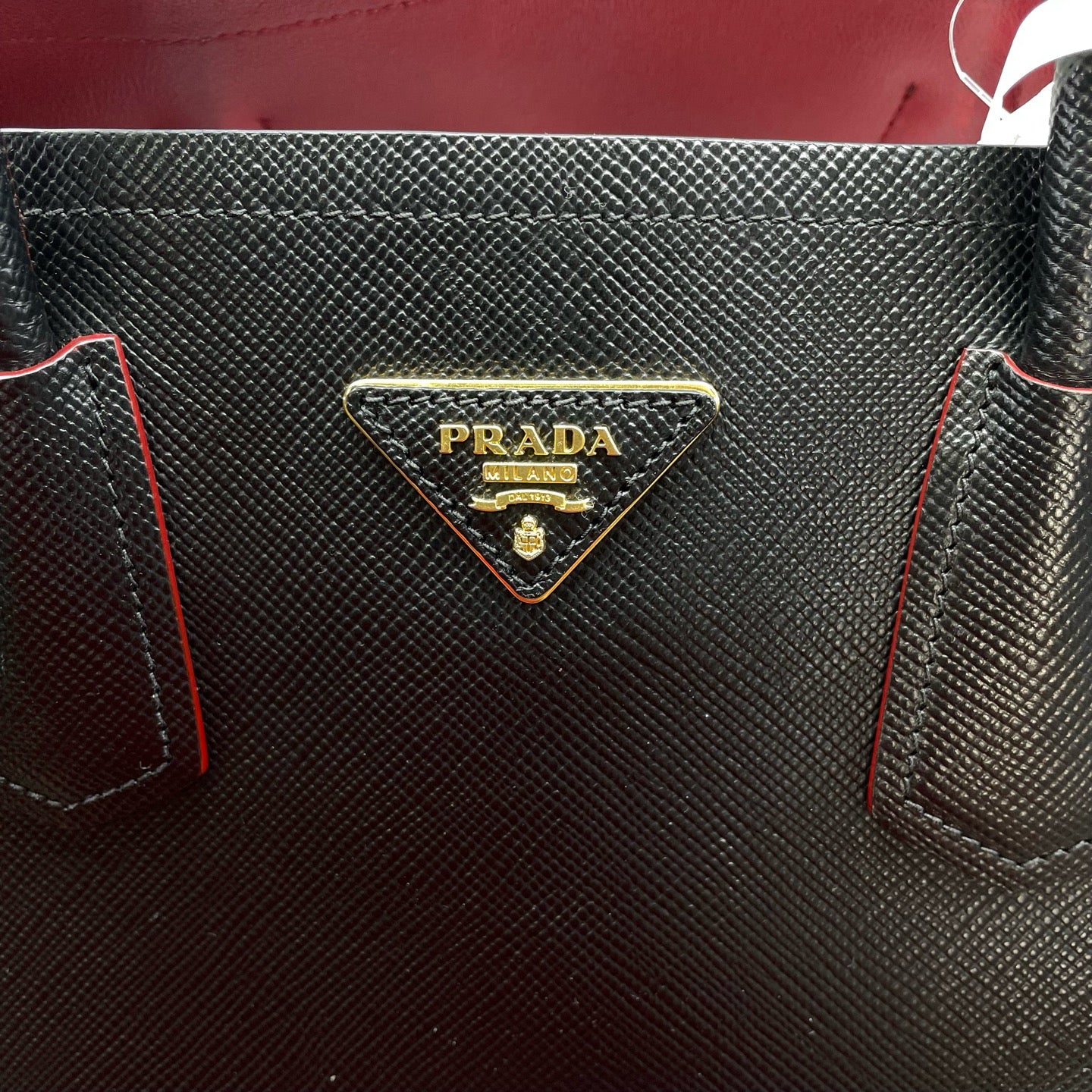 Prada - Double Bag - Saffiano leather - Black - (Medium)