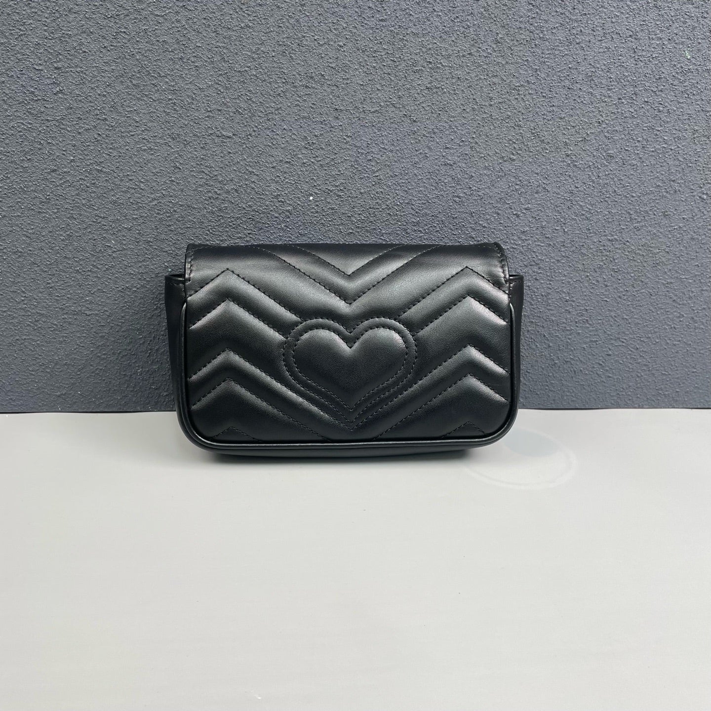 Gucci - Marmont Mini Chain Bag - Leather - Black - (mini)