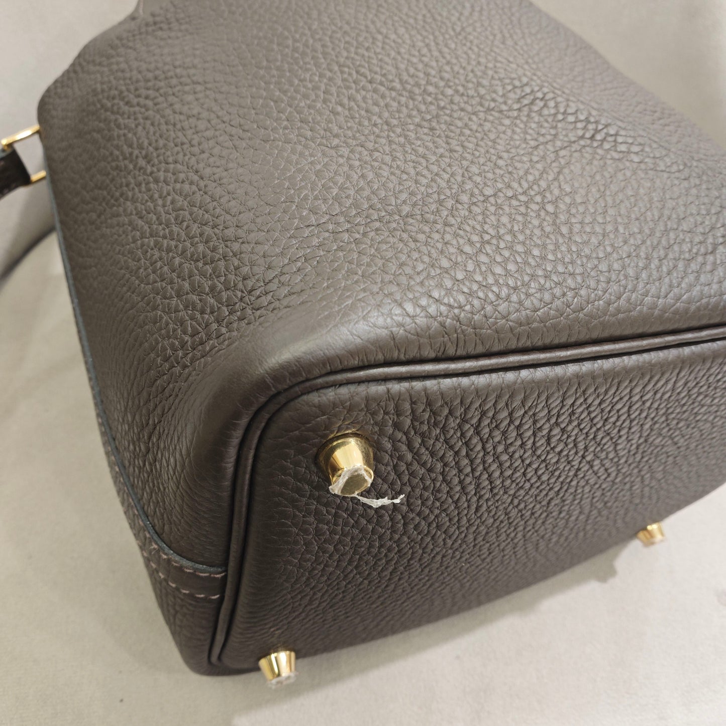 Hermès - Picotin 18 - Taurillon Clemence leather - Brown - (mini)