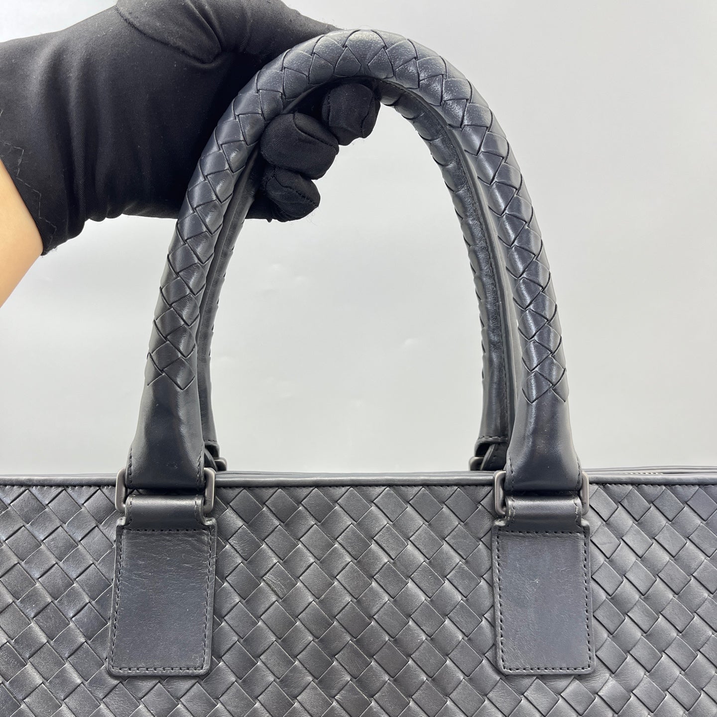 Bottega Veneta - Intrecciato Briefcase - Leather - Grey - (Large)