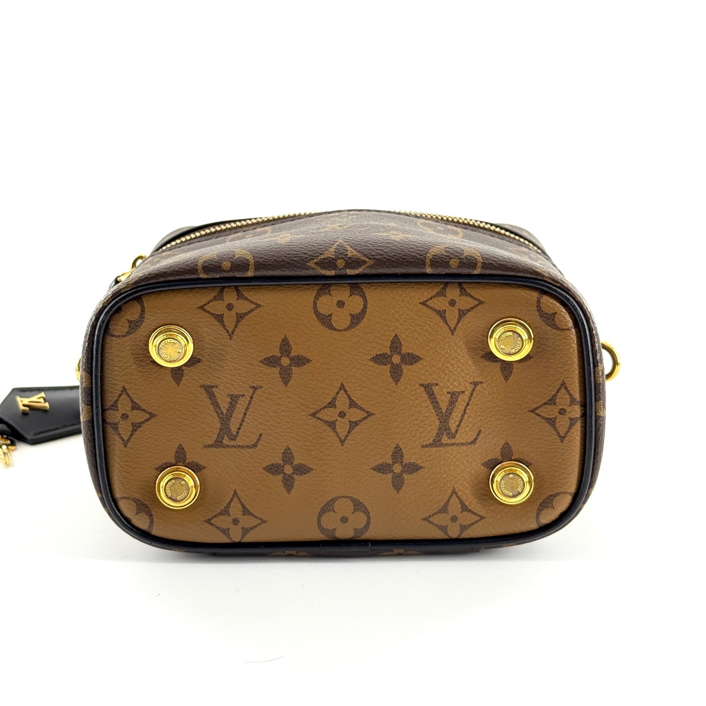 Louis Vuitton - Nice Nano - Monogram coated canvas with leather trim - Brown - (mini)