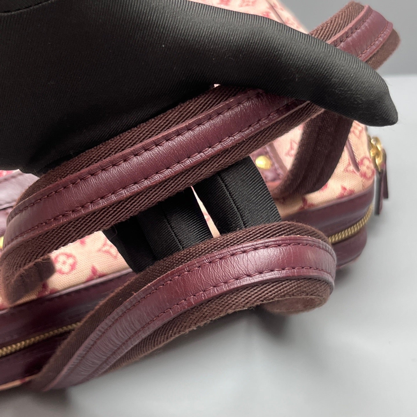 Louis Vuitton - Monogram Denim Boston Handbag - Denim canvas with leather trim - Multicolour - (small)