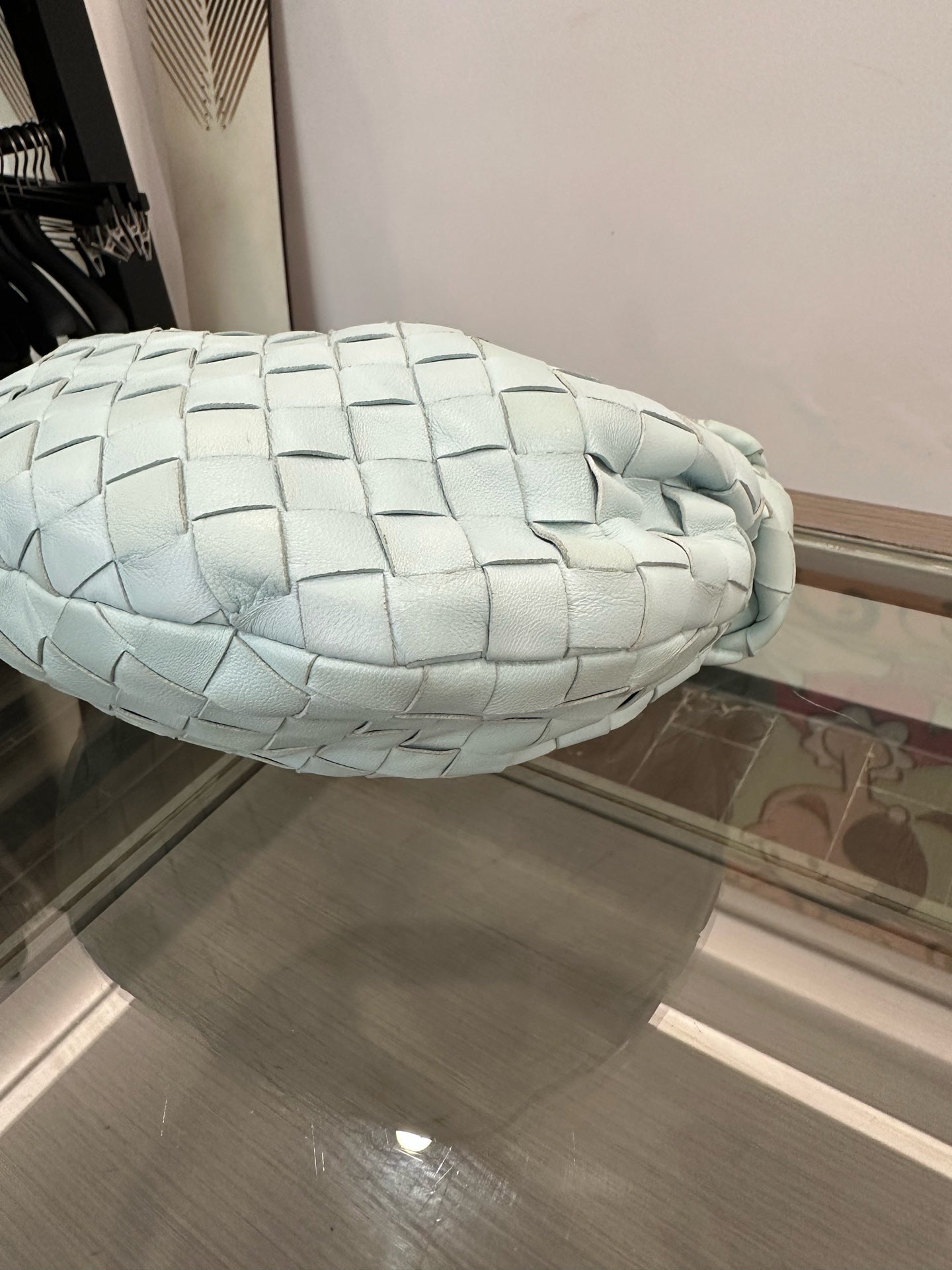 Bottega Veneta - Mini Jodie - Lambskin leather - Blue - (mini)