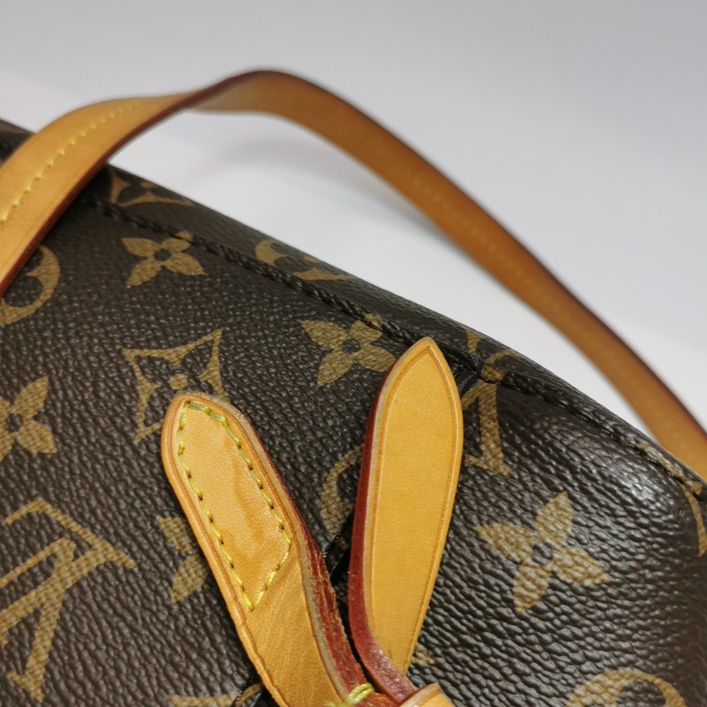 Louis Vuitton - Montsouris - Monogram coated canvas with natural cowhide leather trim - Brown - (medium)