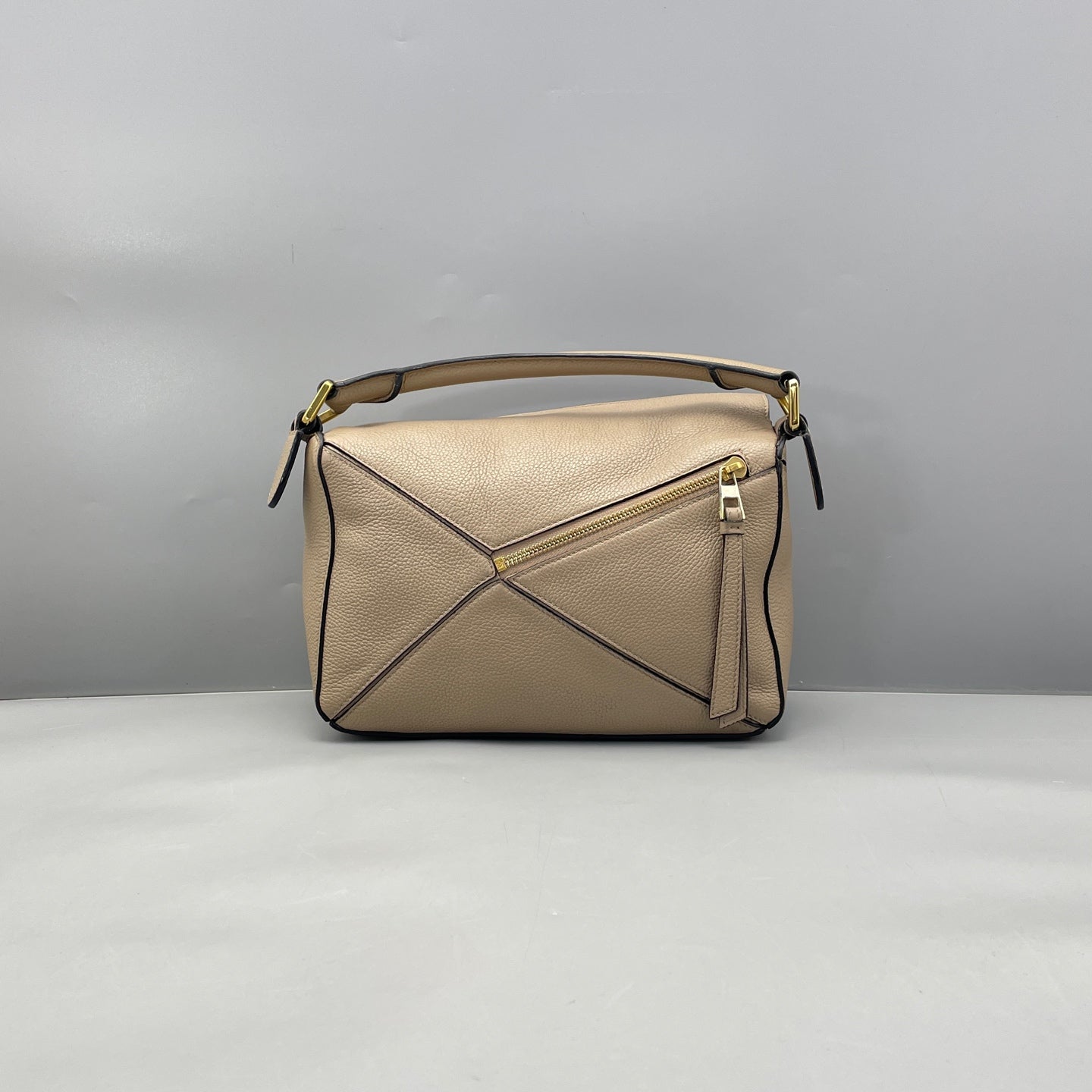 Loewe - Puzzle Bag - Grained calfskin leather - Beige - (Small)