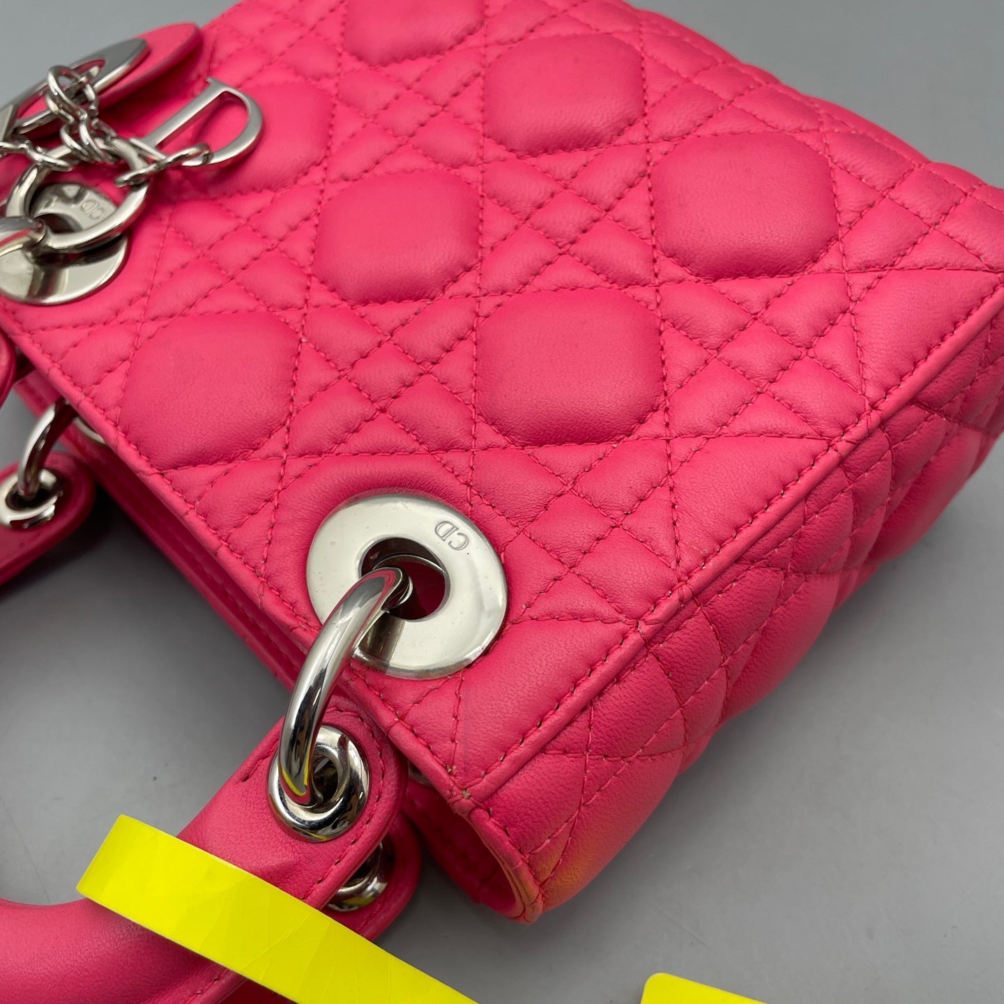 Dior - Lady Dior Mini - Lambskin leather - Rose Pink - (mini)