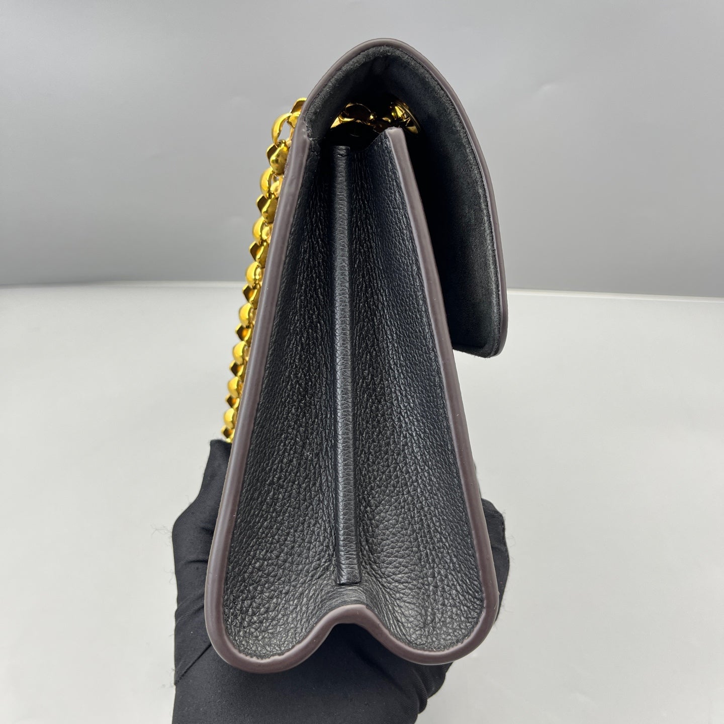 Louis Vuitton - Victoria Chain Bag - Monogram coated canvas with leather trim - Brown - (Medium)