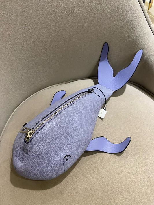 Loewe - Suna Fujita Whale Shaped Bag - Grained leather - Multicolour - (mini)
