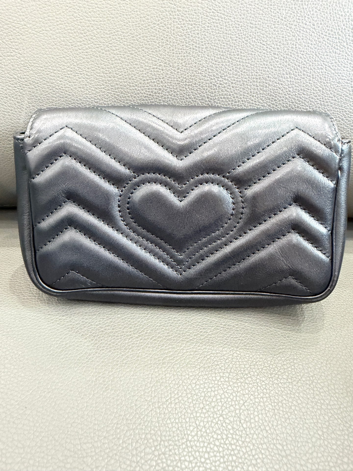Gucci - GG Marmont Matelassé Mini Bag - Leather - Black - (mini)