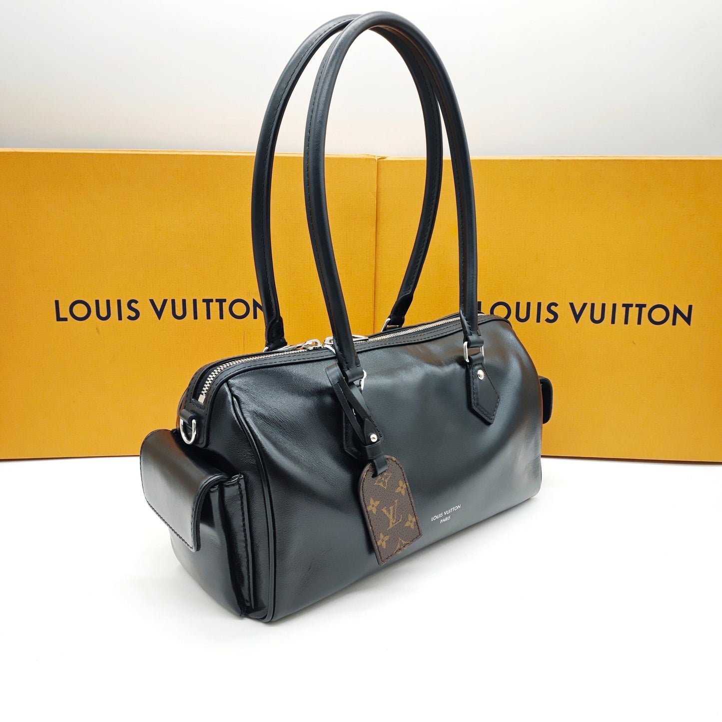 Louis Vuitton - Speedy Cargo Vibe - Lambskin leather - Black - (small)
