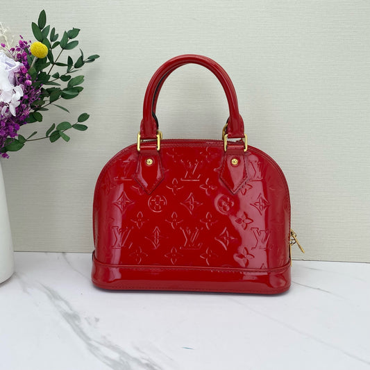 Louis Vuitton - Alma BB - Patent leather - Red - (mini)