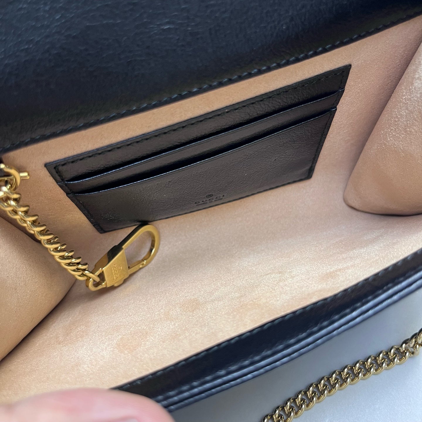 Gucci - Rajah Chain Bag - Leather - Black - (Mini)
