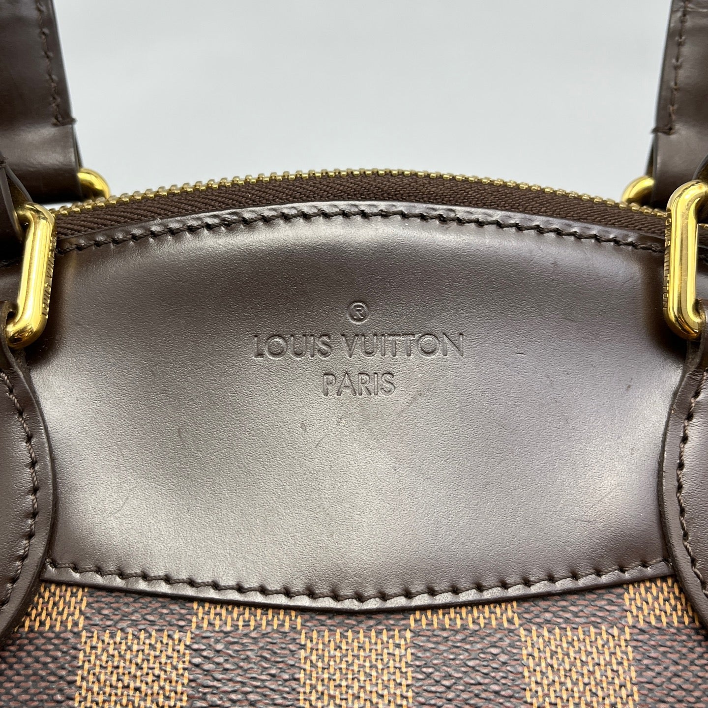 Louis Vuitton - Dumpling Bag - Damier Ebene canvas with leather trim - Brown - (Medium)
