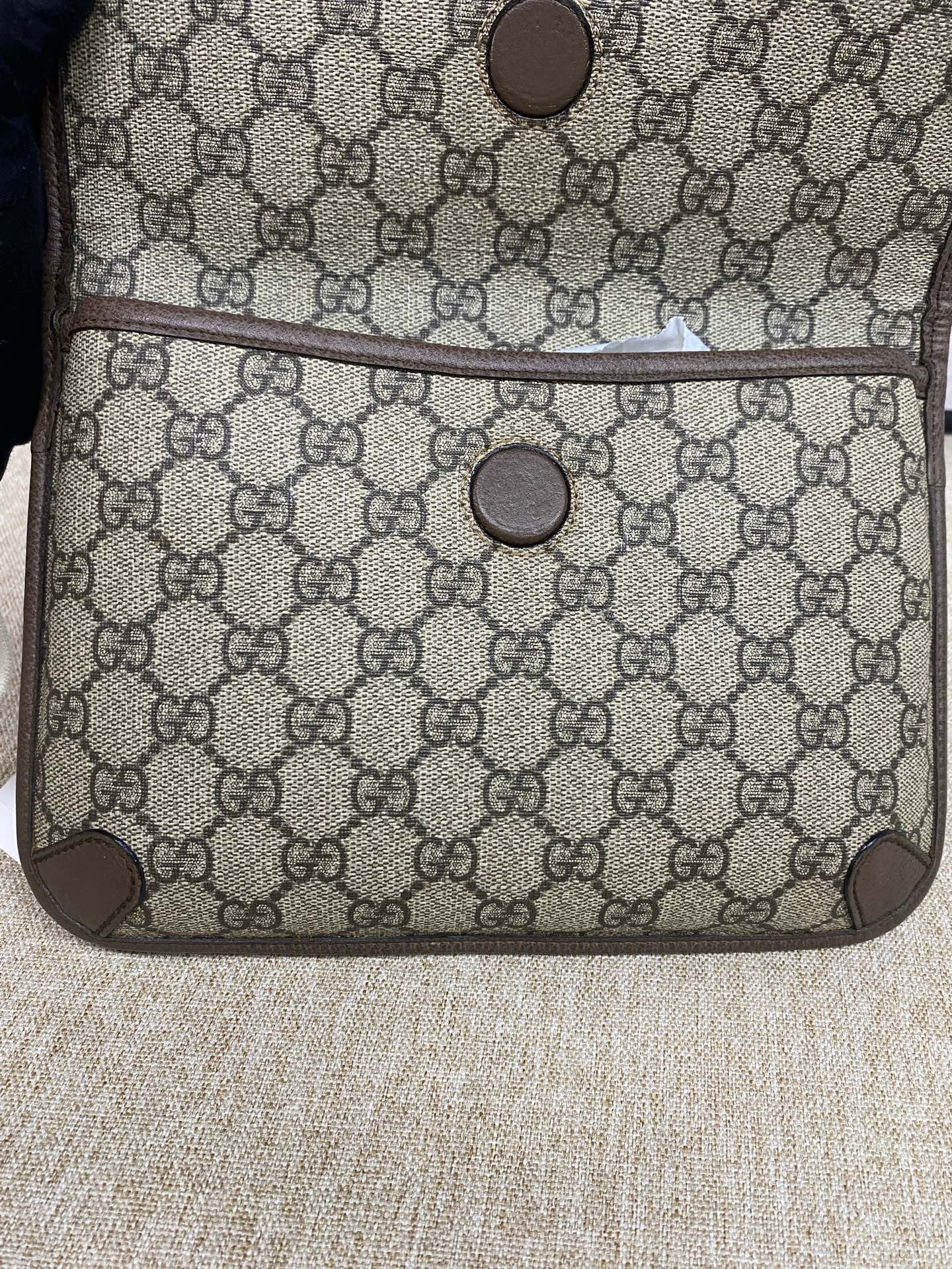 Gucci - GG Supreme Neo Vintage Tiger Head Belt Bag - GG Supreme coated canvas with leather trim - Beige - (Medium)