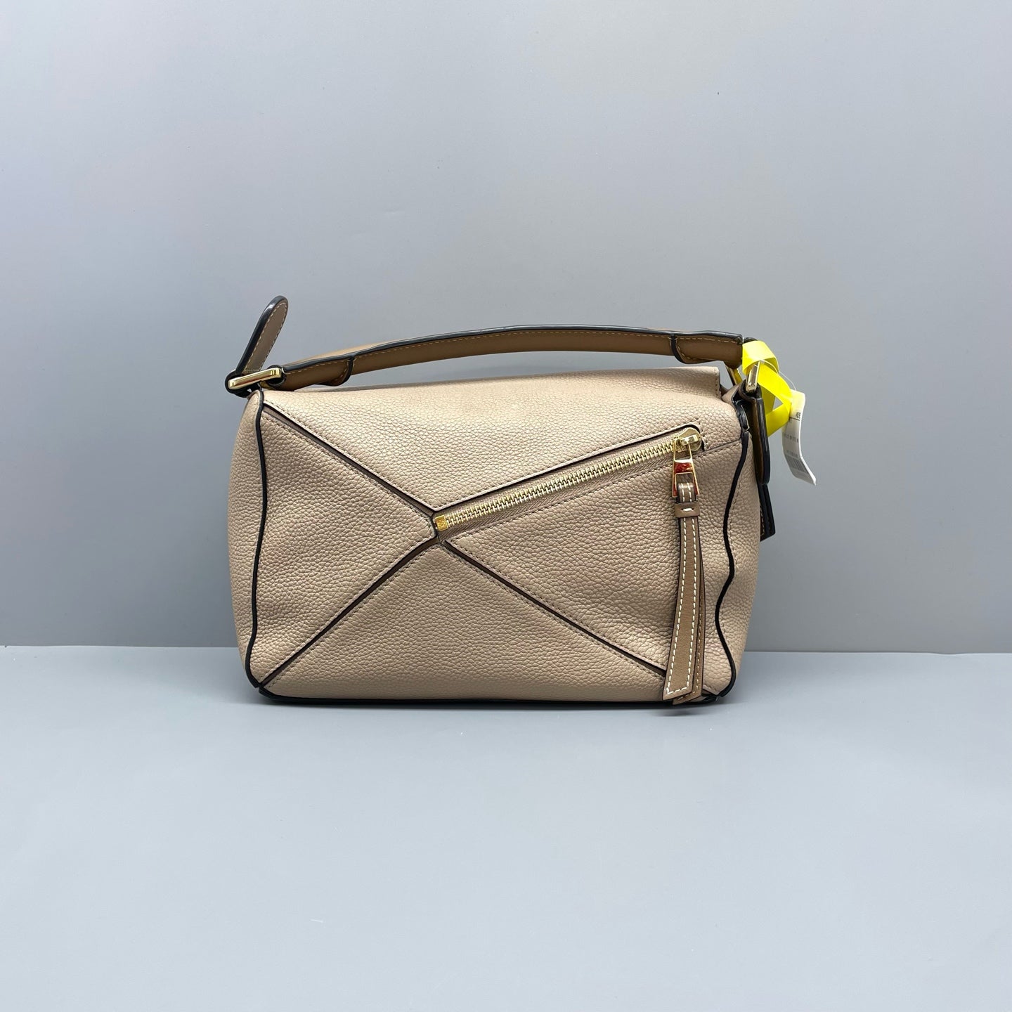 Loewe - Puzzle Bag Small - Grained calfskin leather - Beige - (Small)