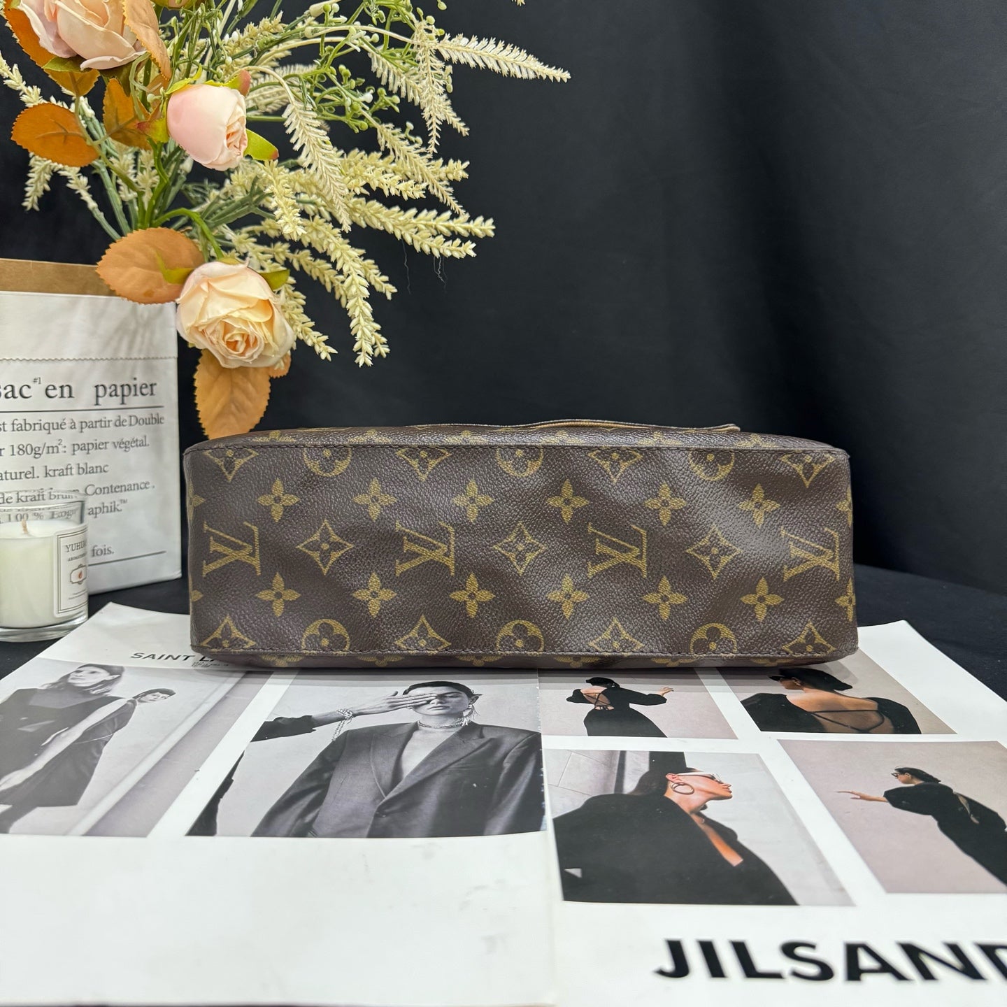 Louis Vuitton - Looping PM - Monogram canvas with Vachetta leather trim - Brown - (small)