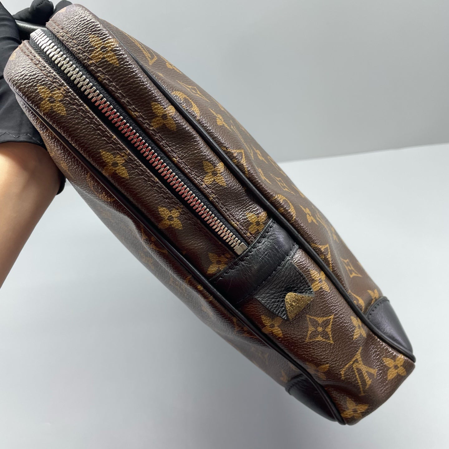 Louis Vuitton - Porte-Documents Voyage Briefcase - Monogram Canvas with Leather Trim - Brown - (medium)