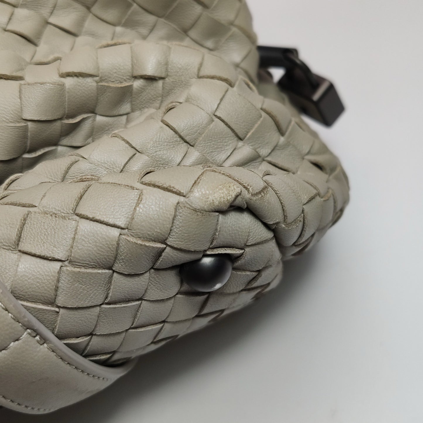 Bottega Veneta - Intrecciato Bowling Bag - Leather - Greige - (medium)