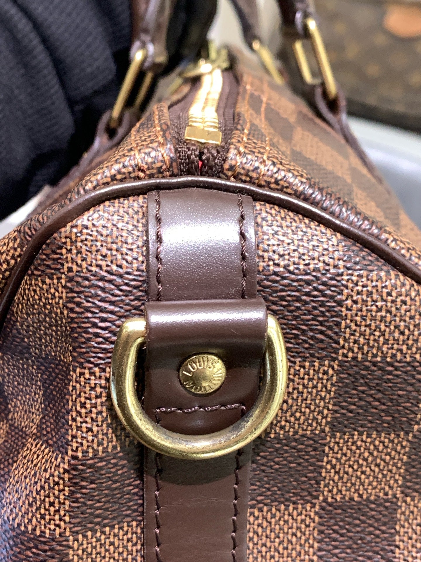 Louis Vuitton - Speedy 30 Bandouliere - Damier Ebene canvas and leather - Brown - (Medium)