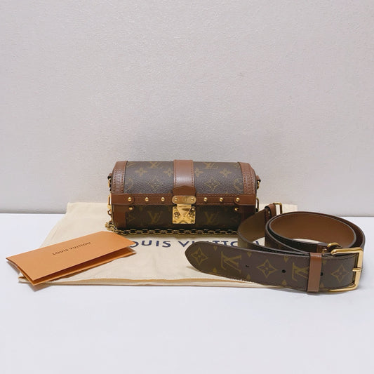 Louis Vuitton - Papillon Trunk - Monogram canvas with leather trim - Brown - (mini)
