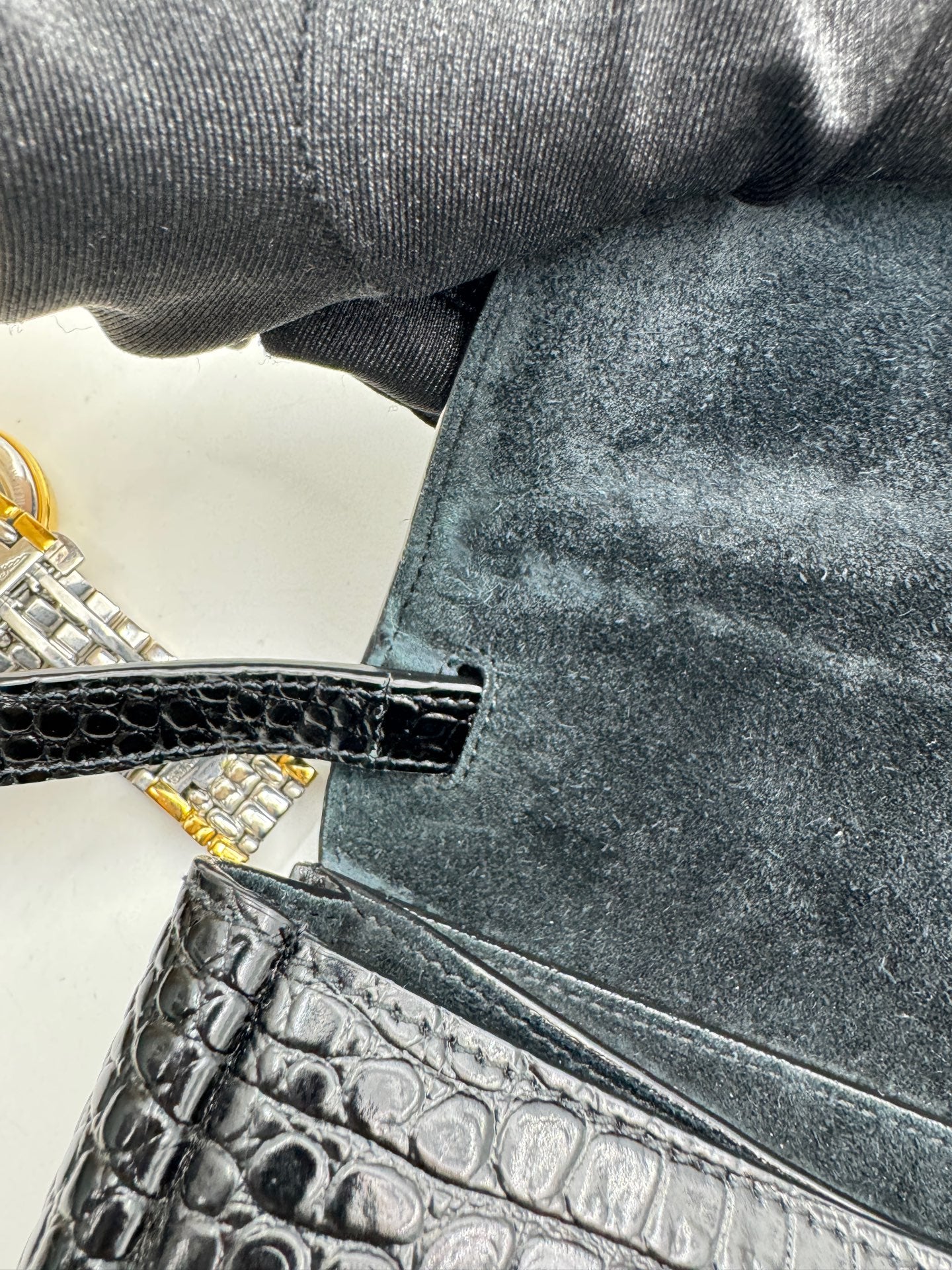 Saint Laurent - Kaia Saddle Bag - Calfskin leather - Black - (mini)