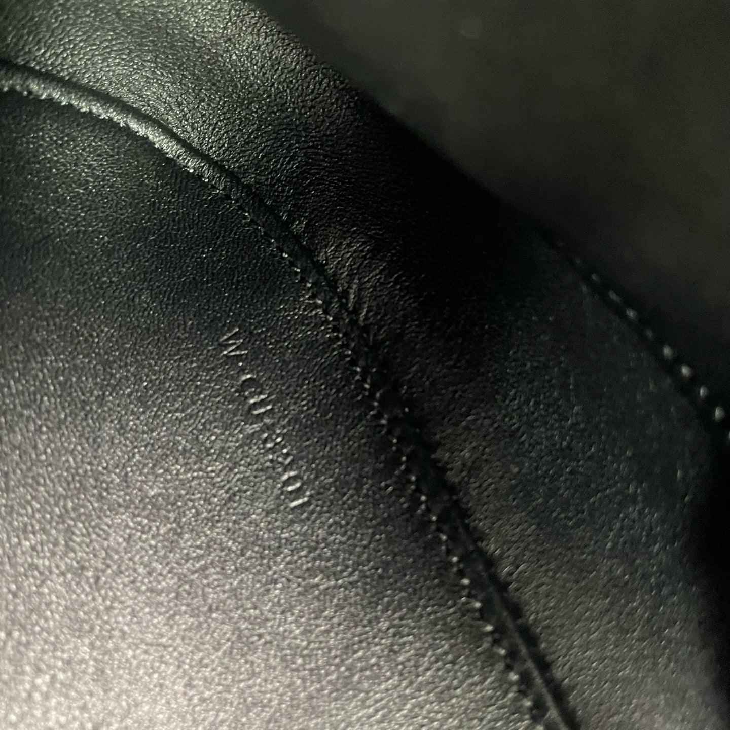 Celine - Triangle Bag - Smooth leather - Black - (mini)