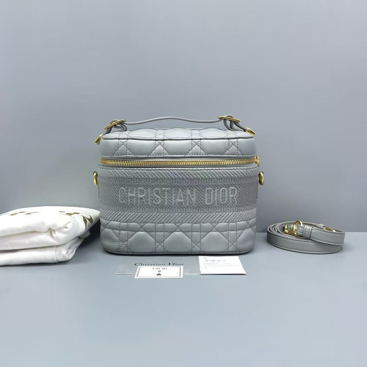 Dior - Vanity Case - Leather - Haze Blue - (mini)