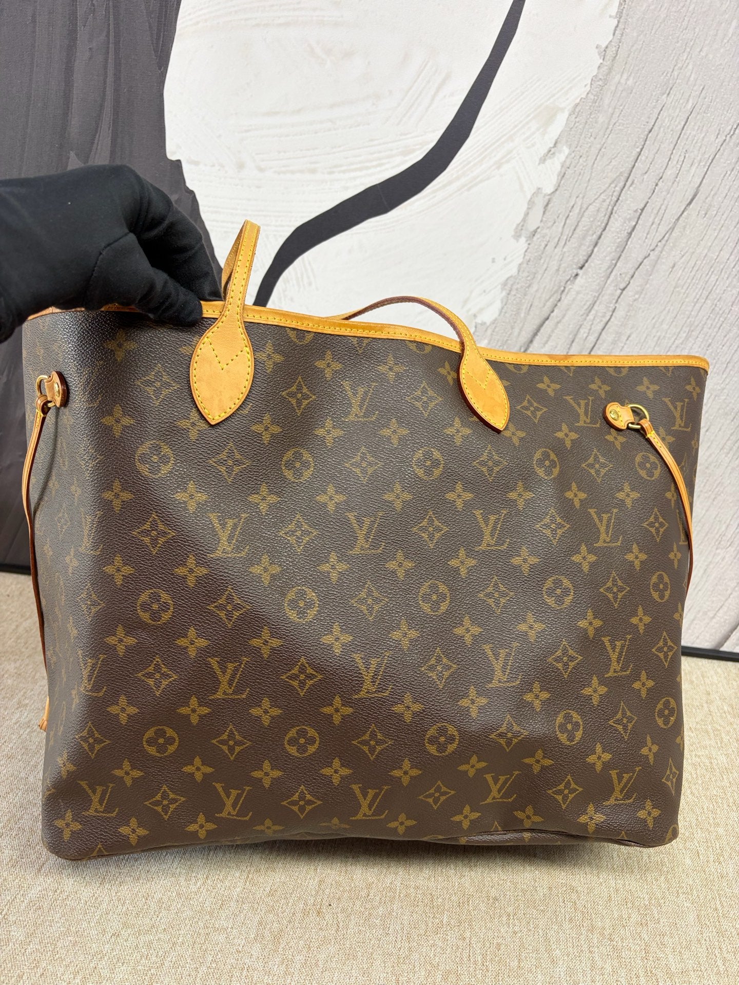 Louis Vuitton - Neverfull GM - Monogram coated canvas, Vachetta leather - Brown - (Large)