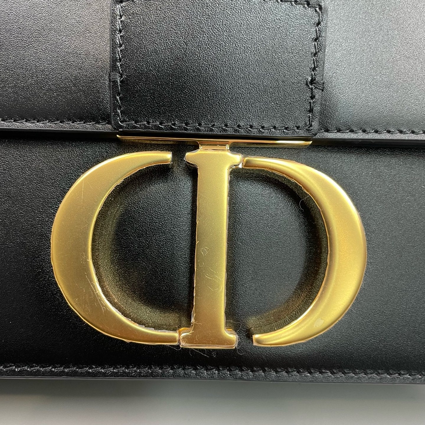 Dior - 30 Montaigne - Leather - Black - (Small)