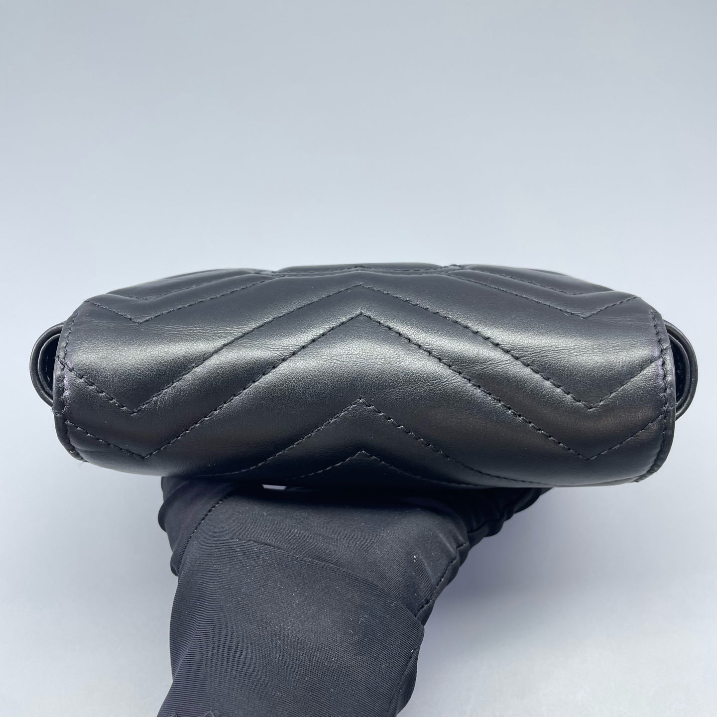 Gucci - Marmont Super Mini Bag - Leather - Black - (mini)