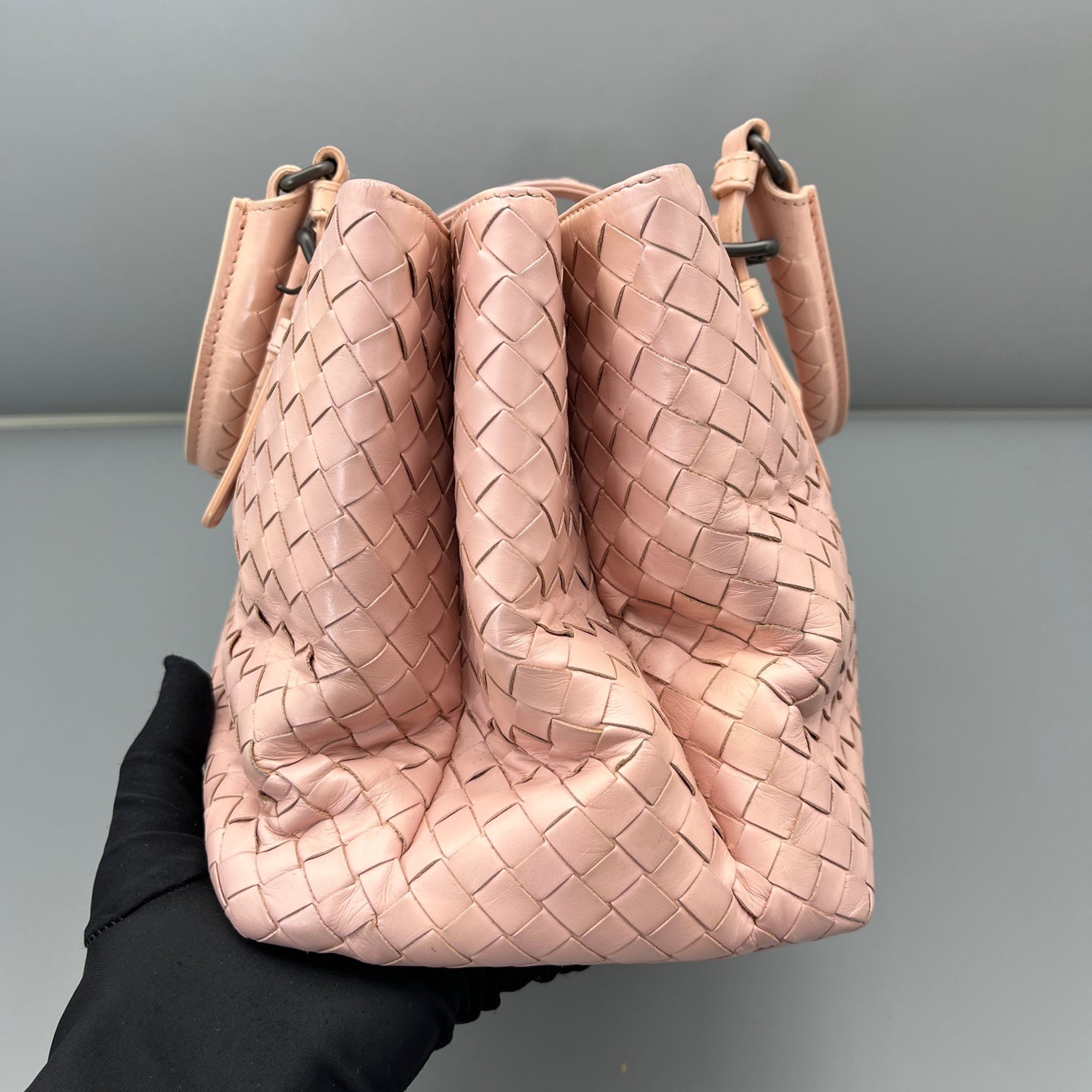Bottega Veneta - Roma - Leather - Pink - (medium)