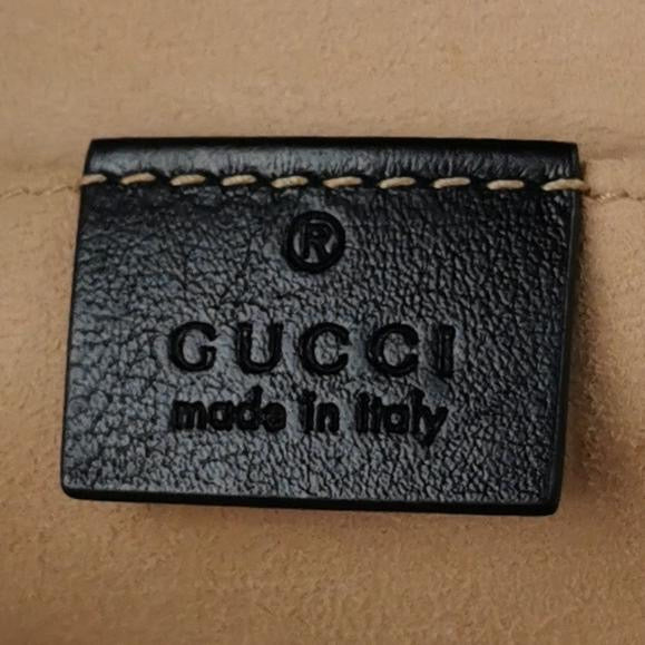 Gucci - Marmont GG Supreme Canvas Chain Shoulder Bag - GG Supreme canvas and leather - Beige, Black, Gold - (small)
