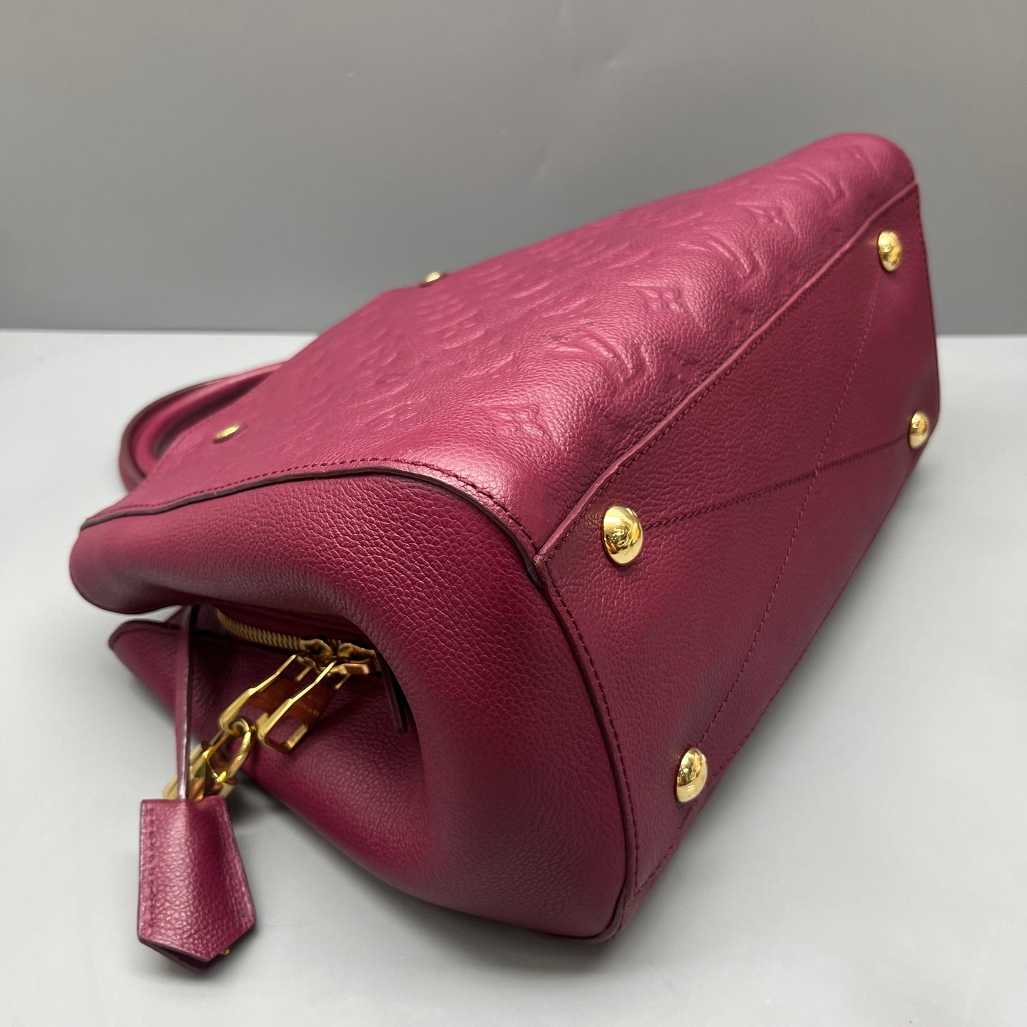 Louis Vuitton - Montaigne MM - Grained Monogram Empreinte leather - Purple - (medium)
