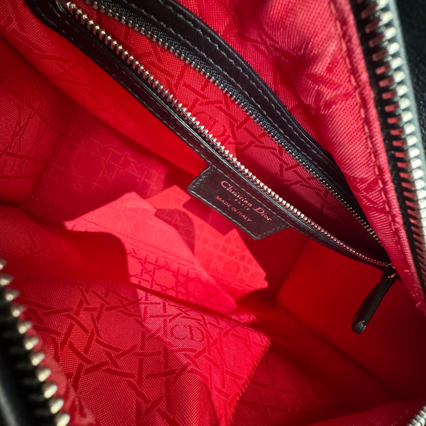 Dior - Lady Dior (Medium) - Lambskin leather - Black - (Medium)