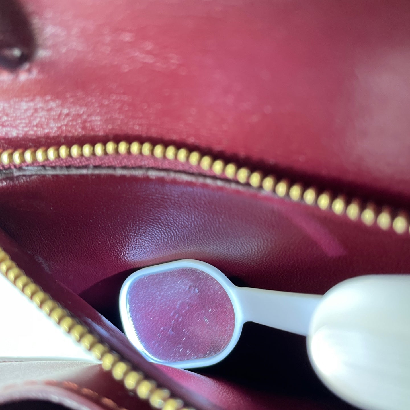 Celine - Box Bag Medium - Smooth Calfskin Leather - Burgundy - (medium)