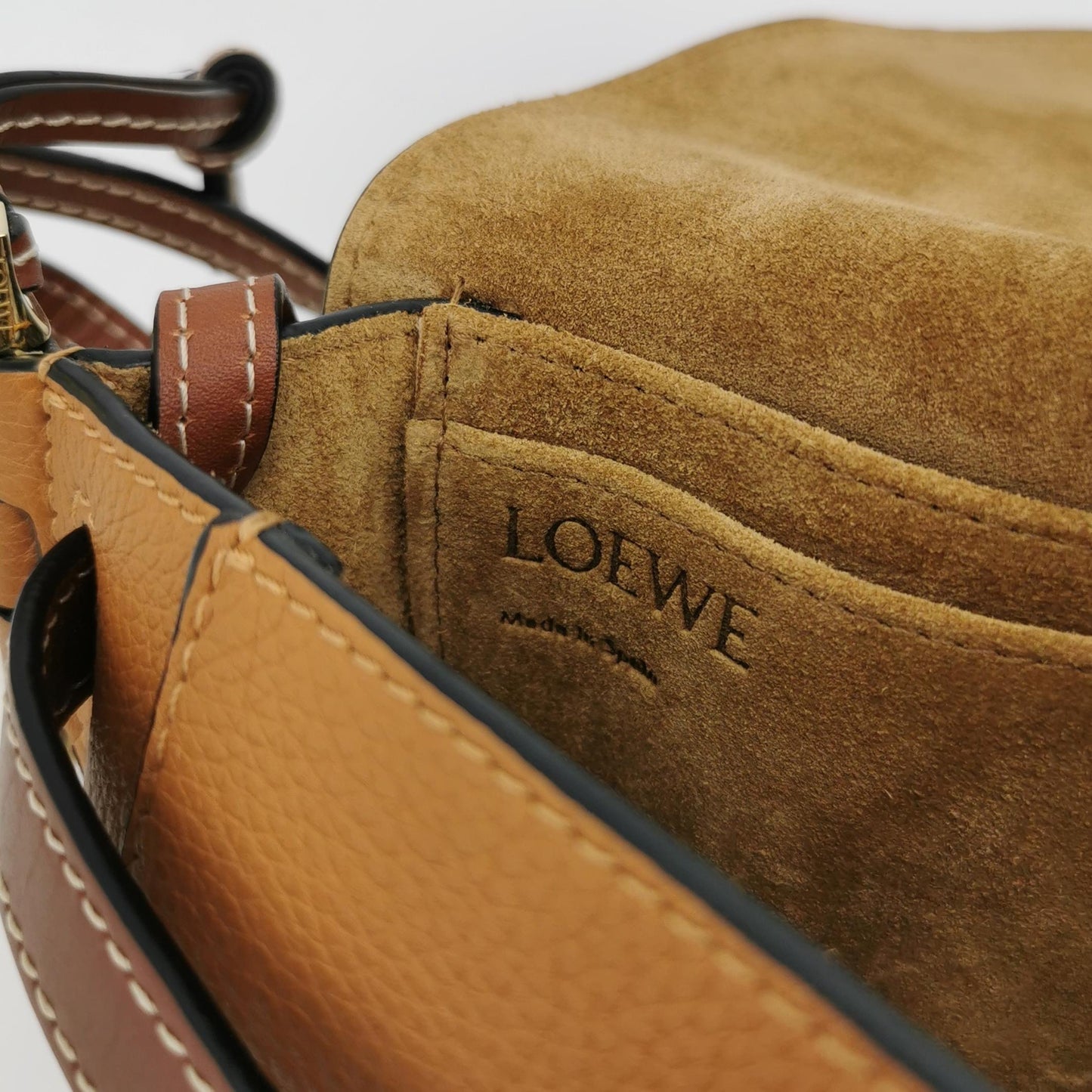 Loewe - Gate Mini - Grained calfskin leather - Light Caramel - (mini)